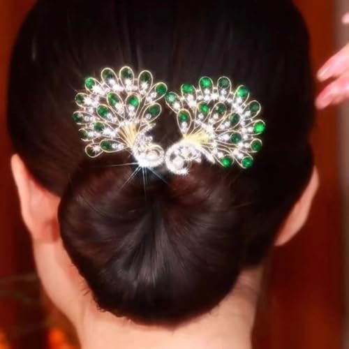 Eleganter Und Zarter Haarknoten-Maker Für Frauen, Dekorativer Dutt-Maker in Blattform, Elegante Haaraccessoires, Lockenwickler Mit French-Twist-Frisur, Dutt-Clips(H) von Dpptgh