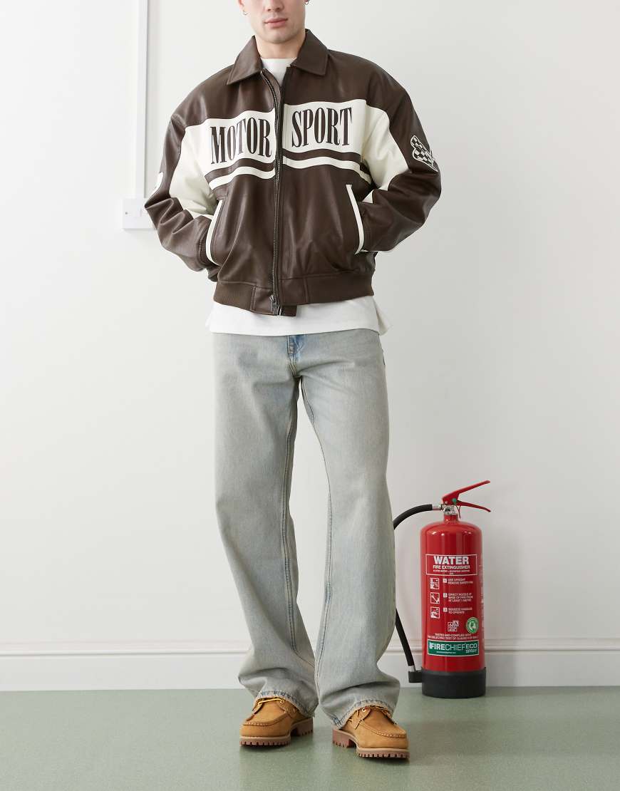 Dr. Denim - Omar - Weite, locker geschnittene Jeans mit geradem Bein und „Canyon Light Vintage Blue"-Waschung-Blau Dr. Denim - Omar - Weite, locker geschnittene Jeans mit geradem Bein und „Canyon Light Vintage Blue"-Waschung-Blau von Dr Denim