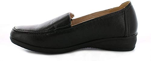 Damen Dr Keller AUSFALL Keilabsatz Mit absatz Ohne Bügel Comfort Freizeitschuhe , Schwarz , 40 EU (Herstellergröße: 7 UK) von Dr Keller