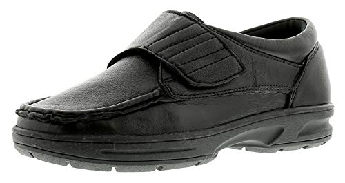 Dr Keller Texas Herren Ledermaterial, Freizeitschuhe, Schwarz, Schwarz - Schwarz - Größe: 42 1/3 EU von Dr Keller