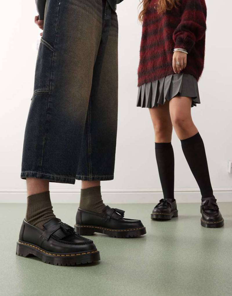 Dr Martens - Adrian Bex - Unisex-Loafer aus Leder in Schwarz von Dr Martens