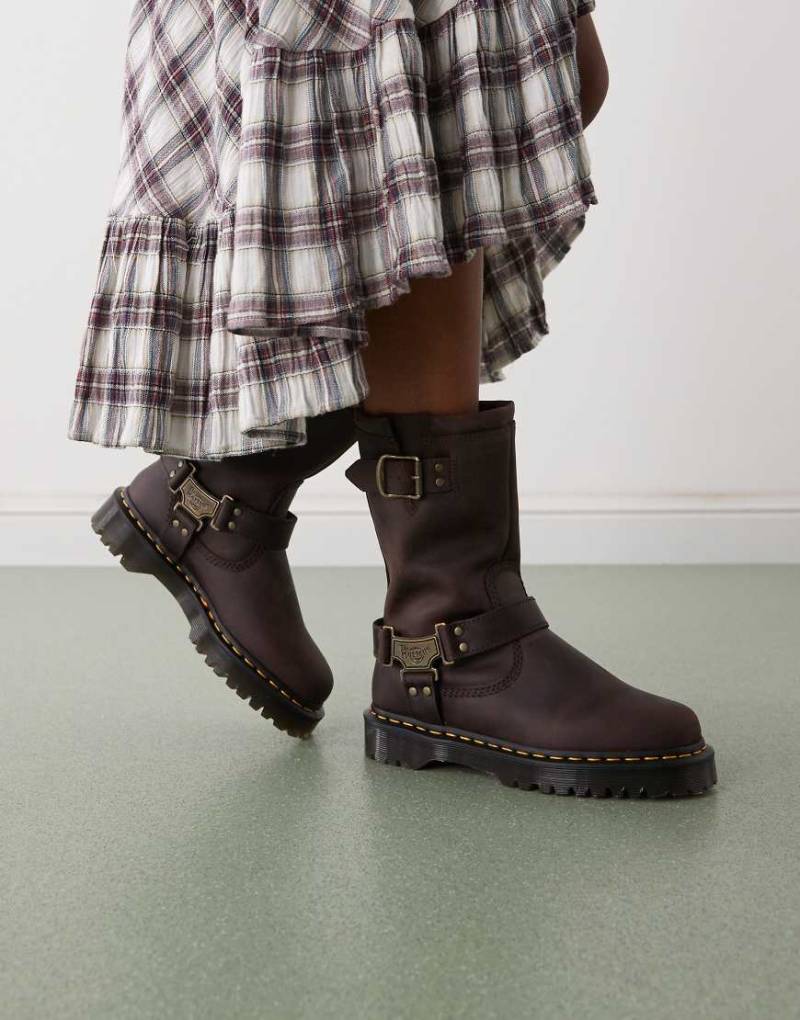 Dr Martens - Anistone Hi - Stiefel in Braun-Brown von Dr Martens