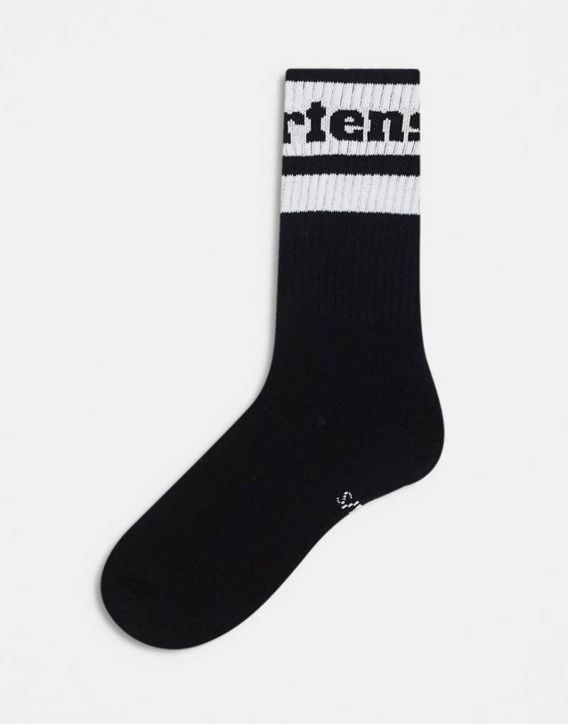 Dr Martens - Athletic - Unisex-Socken in Schwarz mit Logo von Dr Martens