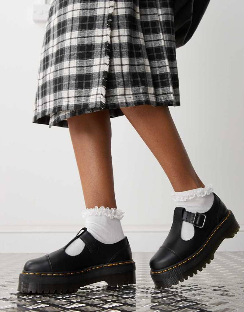 Dr Martens - Bethan Quad - Mary-Jane-Schuhe in Schwarz von Dr Martens