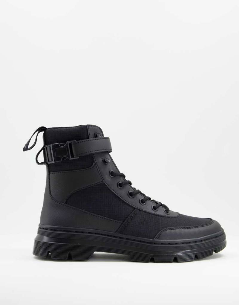 Dr Martens - Combs Tech - Schwarze Stiefel mit 8 Ösen von Dr Martens