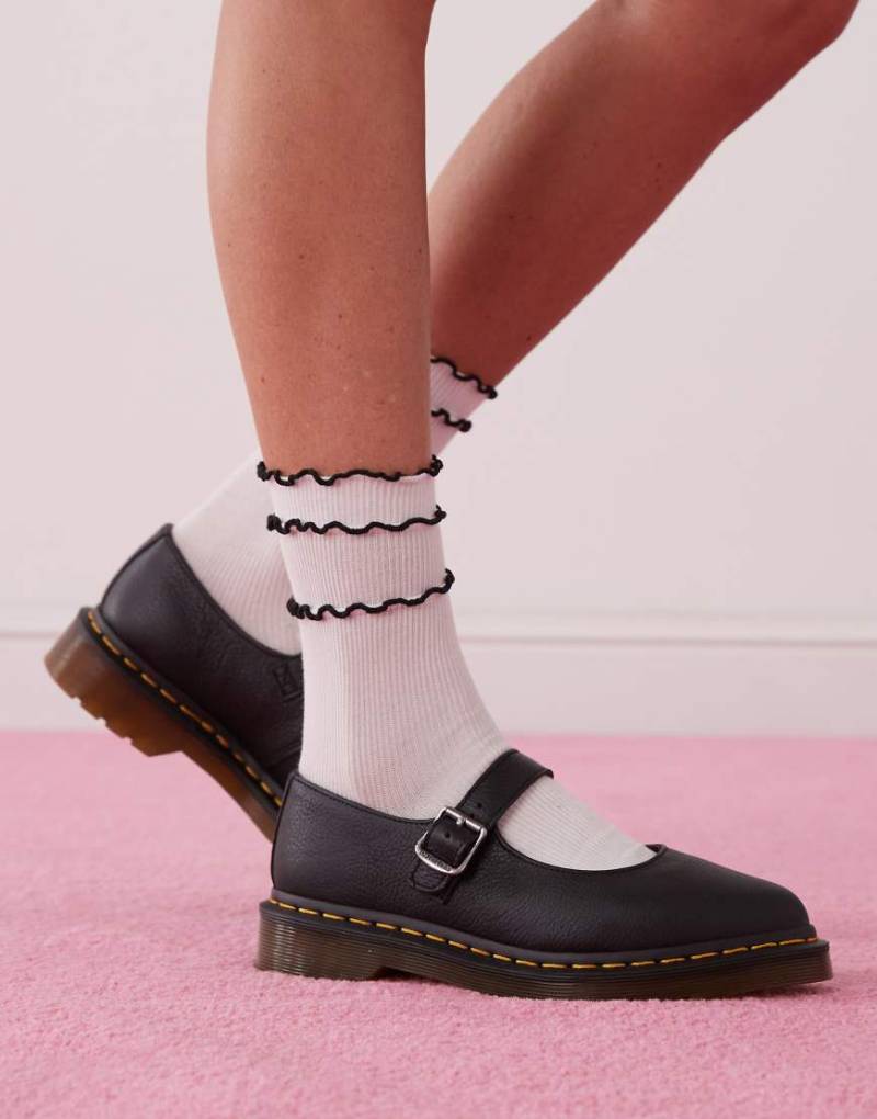 Dr Martens - Elphie - Mary-Jane-Schuhe in Schwarz von Dr Martens