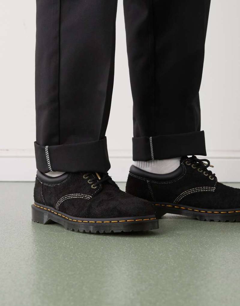 Dr. Martens - 8053 - Wildleder-Schuhe mit 5 Ösen in Schwarz von Dr Martens
