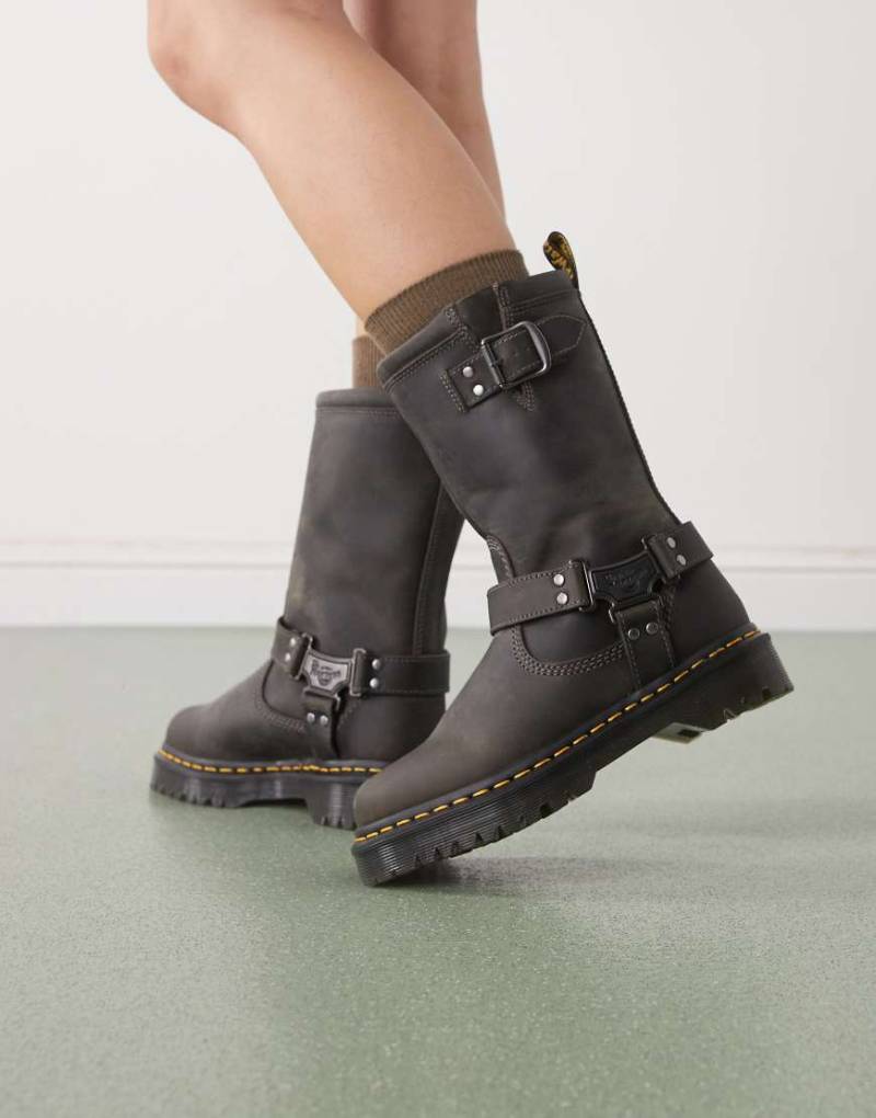 Dr Martens - Anistone Hi - Stiefel in Braun von Dr Martens