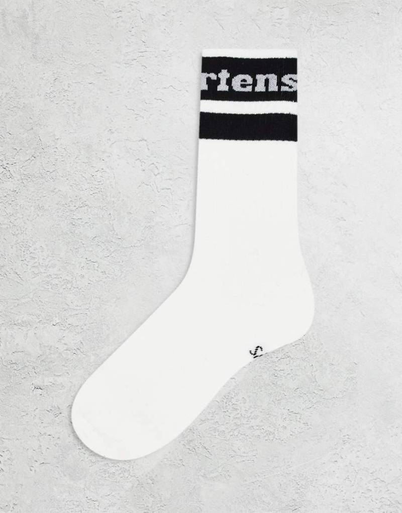 Dr. Martens - Athletic - Unisex-Socken in Schwarz und Weiß mit Logo von Dr Martens