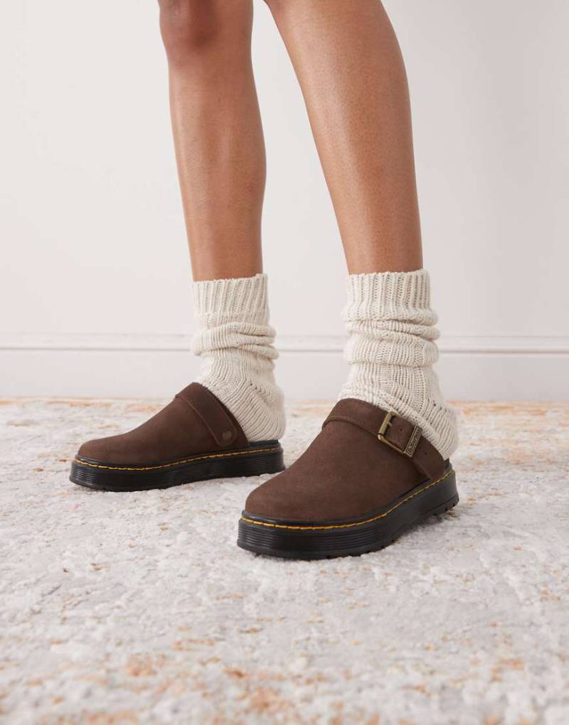 Dr. Martens - Brookline - Mules in Braun-Brown von Dr Martens