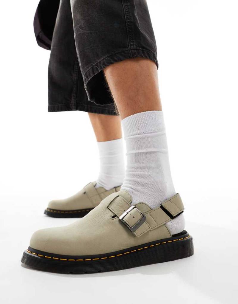 Dr. Martens - Jorge II - Mules aus Wildleder in Beige-Neutral von Dr Martens