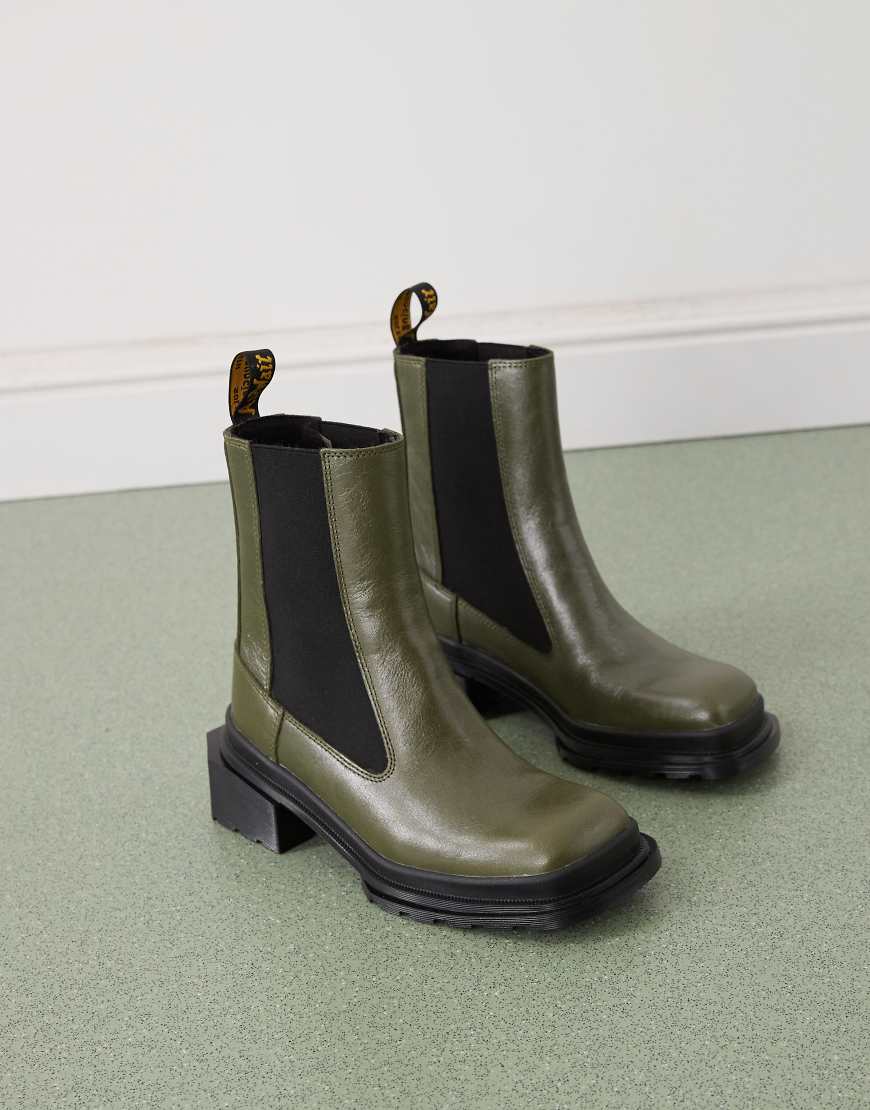 Dr. Martens - Maybole - Chelsea-Stiefel in Olivgrün von Dr Martens