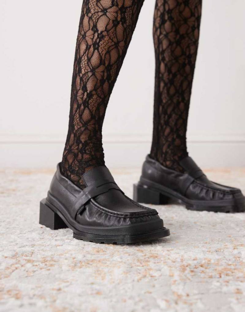 Dr. Martens - Maybole - Loafer in Schwarz mit Raffung von Dr Martens