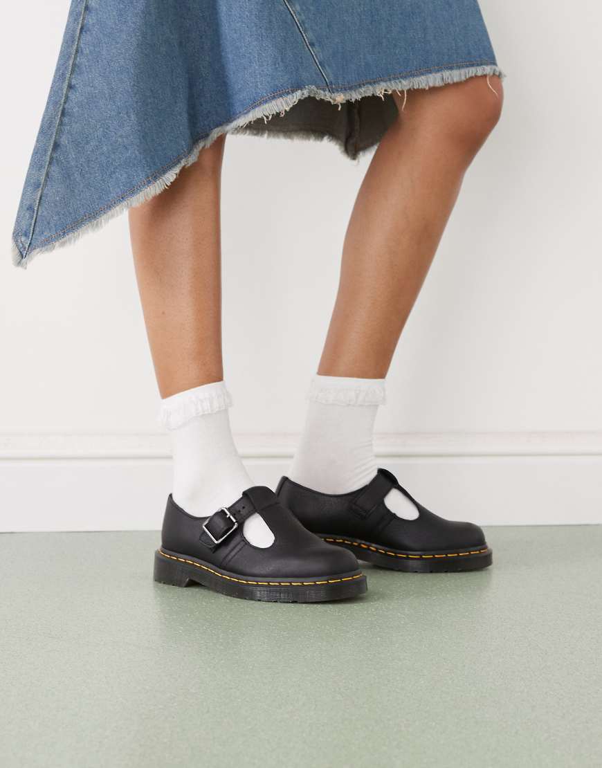 Dr. Martens - Polley - T-Steg-Mary Janes in Schwarz Dr. Martens - Polley - T-Steg-Mary Janes in Schwarz von Dr Martens