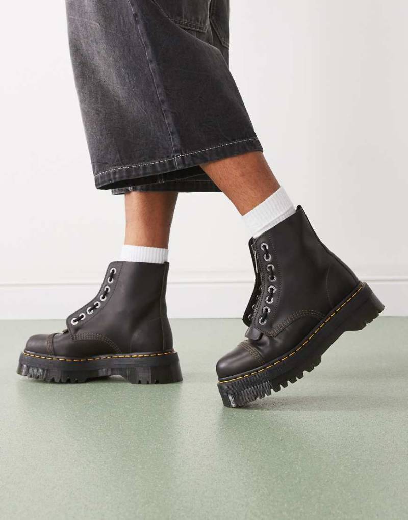 Dr. Martens - Sinclair Jungle - Stiefel aus Leder in Braun von Dr Martens