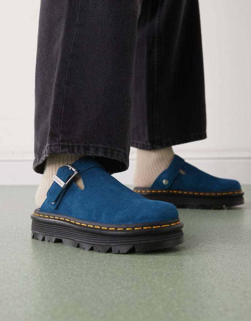 Dr. Martens - ZebZag - Mules in Neptunblau von Dr Martens