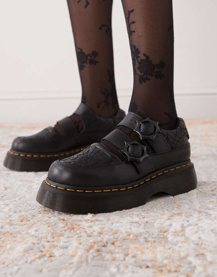Dr. Martens x Wednesday - Buzz - Mary-Jane-Schuhe in Schwarz von Dr Martens