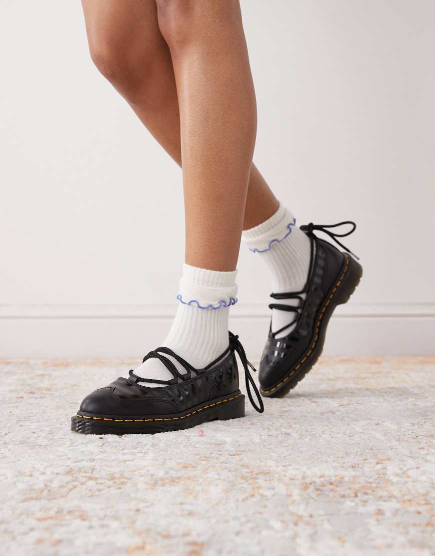 Dr. Martens x Wednesday - Elphie - Schuhe in Schwarz von Dr Martens