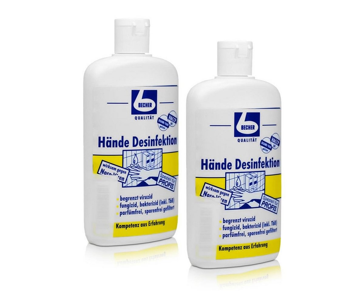 Dr. Becher Handseife 2x Dr. Becher Hände Desinfektion 100 ml von Dr. Becher