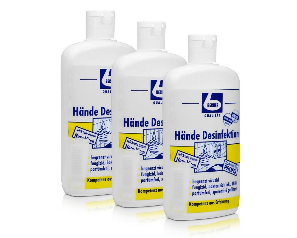 Dr. Becher Handseife 3x Dr. Becher Hände Desinfektion 100 ml von Dr. Becher