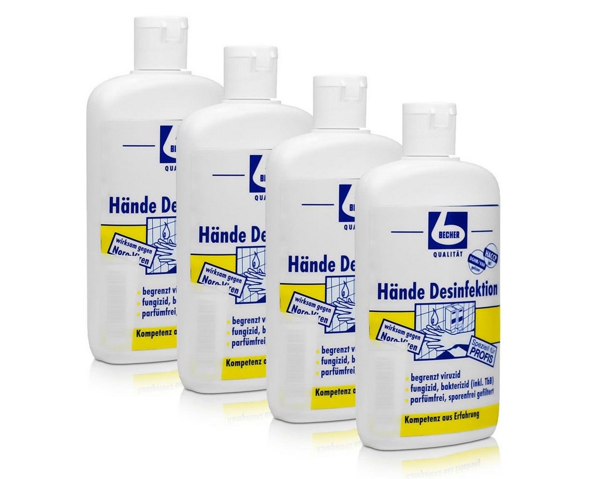 Dr. Becher Handseife 4x Dr. Becher Hände Desinfektion 100 ml von Dr. Becher