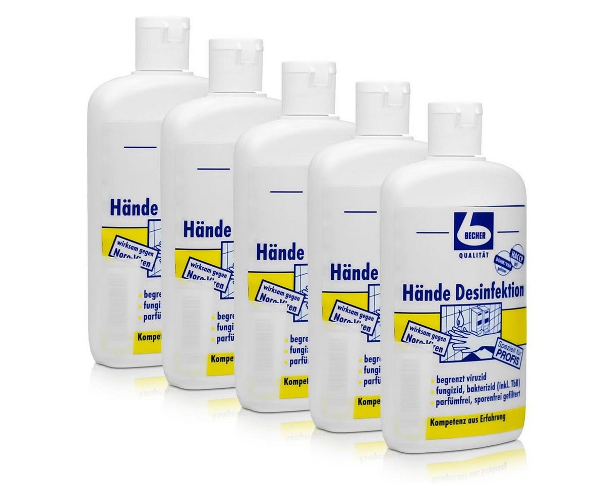 Dr. Becher Handseife 5x Dr. Becher Hände Desinfektion 100 ml von Dr. Becher