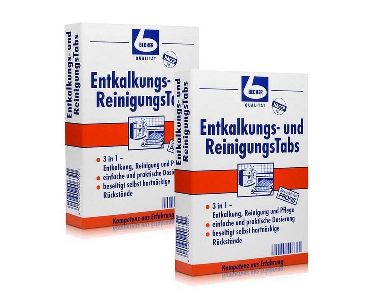 Dr. Becher Wundpflaster 2x Dr. Becher Entkalkungs- und ReinigungsTabs - 8 Stück - B00K5RCODO von Dr. Becher