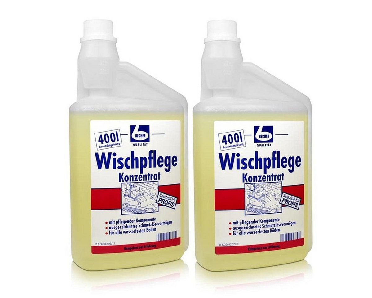 Dr. Becher Wundpflaster 2x Dr. Becher Wischpflege Konzentrat Dosierflasche - 1 Liter - von Dr. Becher