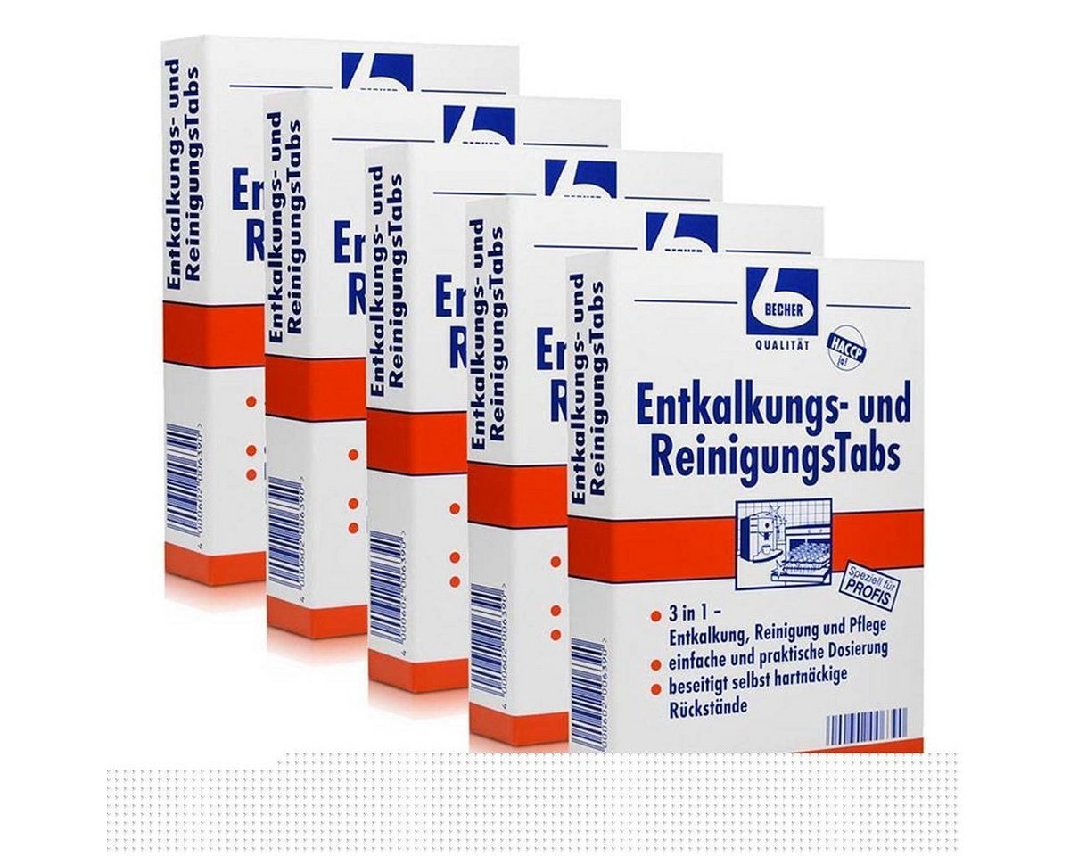 Dr. Becher Wundpflaster 5x Dr. Becher Entkalkungs- und ReinigungsTabs - B00K5RCQBE von Dr. Becher