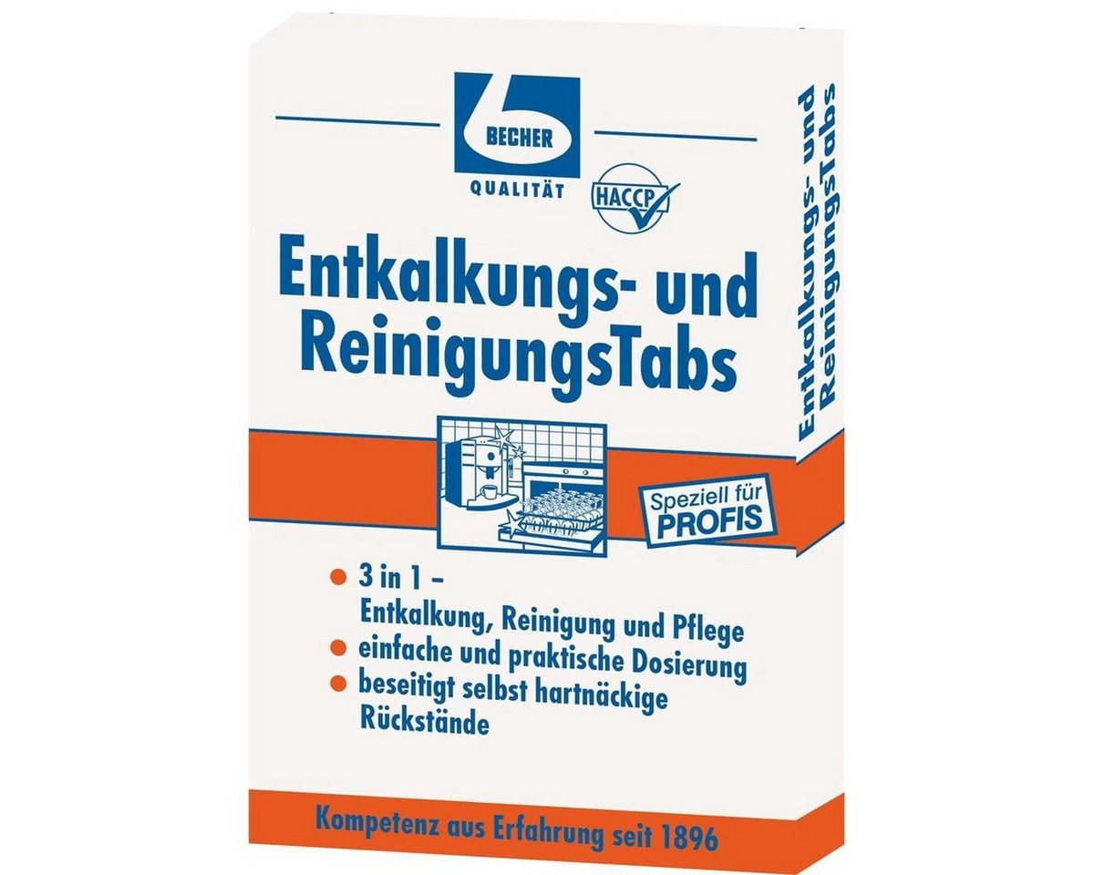 Dr. Becher Wundpflaster Dr. Becher Entkalkungs- und ReinigungsTabs - 8 Stück, Packung von Dr. Becher