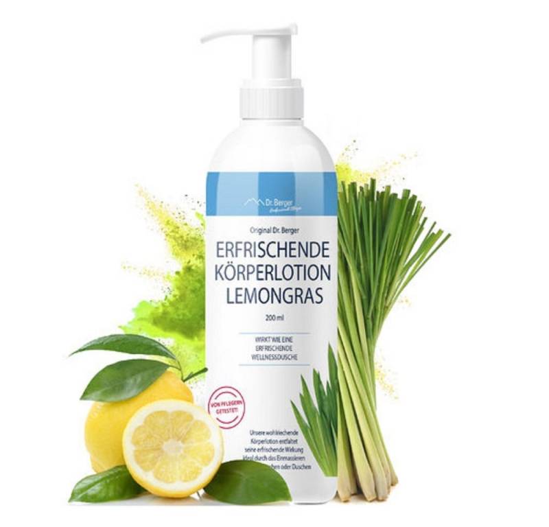 Dr. Berger Körperlotion Original Dr. Berger Erfrischende Körperlotion Lemongras 200 ml von Dr. Berger