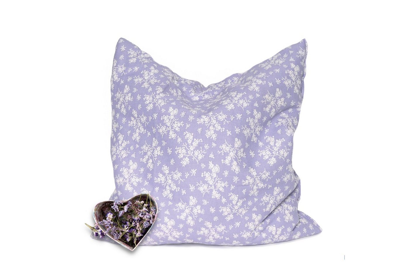 Dr. Berger Lavendelkissen Dr. Berger Lavendelblütenkissen Lila-Weiß gemustert 30 x 30 cm von Dr. Berger