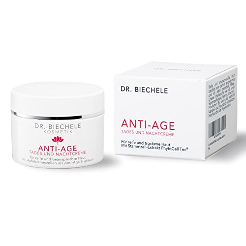 Dr. Biechele Anti-Age Tages- und Nachtcreme - 50ml Feuchtigkeitscreme für Männer und Frauen - Anti-Aging Creme - Schutz vor Hautalterung und Falten - mit Wirkstoffen aus der Natur von Dr. Biechele