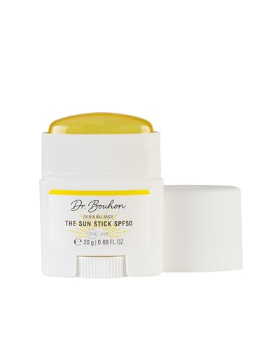 Dr. Bouhon THE SUN STICK SPF50 – (20g) – transparenter Sonnenschutz-Stick für Gesicht & Körper mit Vitamin E, wasserfest & kompakt, für sensible Haut & Kinder ab 3 Jahren von Dr. Bouhon