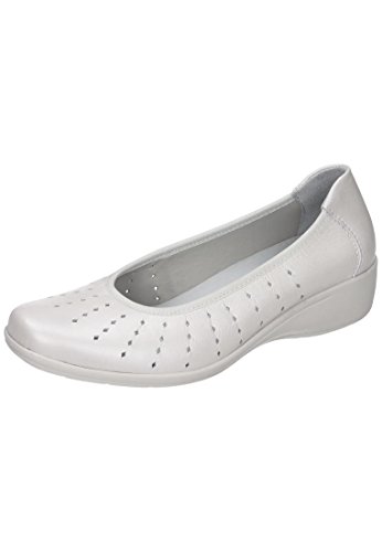 Comfortabel Damen-Slipper Weiß 942188-3, Grösse 41 von Dr. Brinkmann