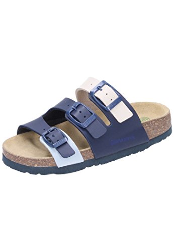 Dr. Brinkmann 500448 Pantoletten, Mehrfarbig (Navy/bleu/Creme 0), 30 EU von Dr. Brinkmann