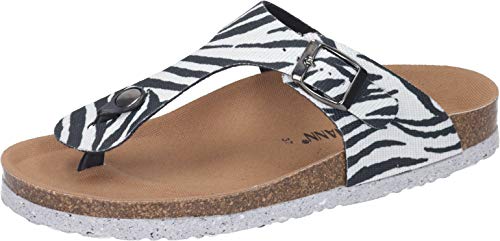 Dr. Brinkmann Damen Pantoletten Flipflop, Negro, 36 EU von Dr. Brinkmann