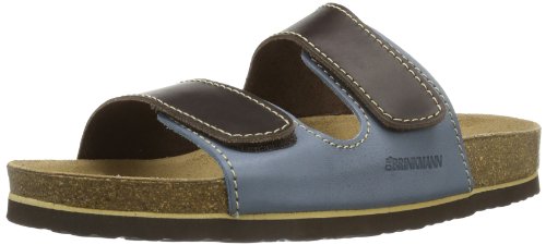 Dr. Brinkmann Herren 600309 Pantoletten, Blau (Jeans/Mokka 5), 48 von Dr. Brinkmann