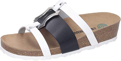 Dr. Brinkmann Damen Pantoletten Flache Sandale, Blanco, 41 EU von Dr. Brinkmann