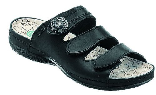 Dr. Brinkmann Pantoletten Damen -Tiefbett in schwarz aus Formsohle in Größe 42.0 Artikel-Nr. 700260-1 von Dr. Brinkmann