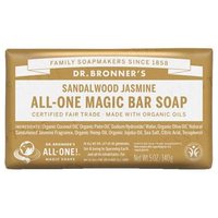 Dr. Bronner's - Magic Soap Bar Sandalwood & Jasmine 140g von Dr. Bronner's