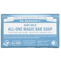 Dr. Bronners - Magic Soap Bar Baby Mild Unscented 140g von Dr. Bronner's