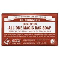 Dr. Bronners - Magic Soap Bar Eucalyptus 140g von Dr. Bronner's