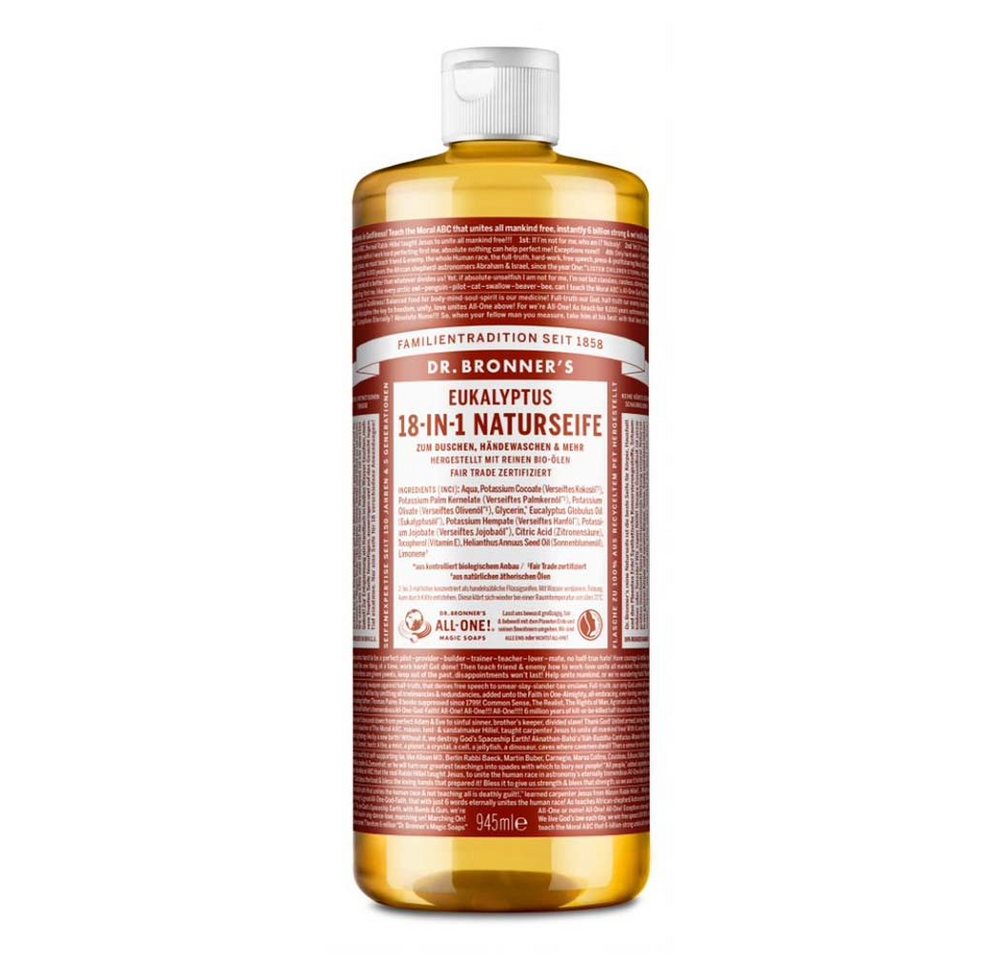 Dr. Bronners Flüssigseife Eukalyptus - 18in1 Naturseife 945ml von Dr. Bronners
