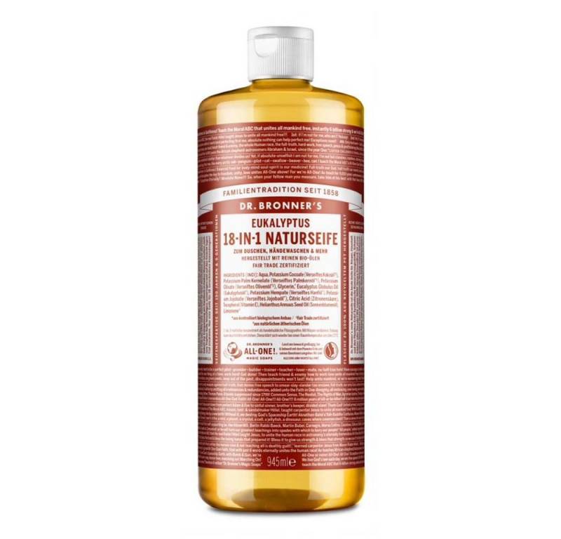 Dr. Bronners Flüssigseife Eukalyptus - 18in1 Naturseife 945ml von Dr. Bronners