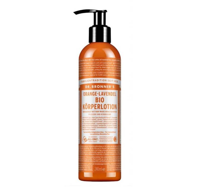 Dr. Bronners Körperlotion Orange-Lavendel - Bio Körperlotion 240ml von Dr. Bronners