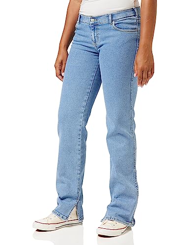 Dr Denim Damen Dixy Straight Shoe C Jeans, Cape Plain Light Blue, M/34 von Dr. Denim