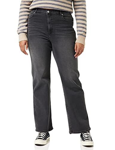 Dr Denim Damen Moxy Straight Jeans, Dark Grey Mist, XL/32 von Dr. Denim