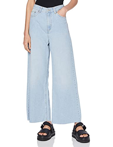 Dr. Denim Damen Aiko Cropped Jeans, Superlight Blue Raw Hem, 25W x 26L von Dr. Denim