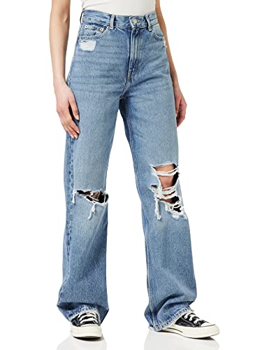 Dr. Denim Damen Echo Jeans, Drift Mid Destroyed, 26 W/32 L von Dr. Denim